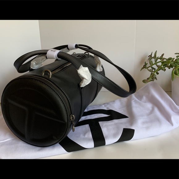 Telfar Bags Telfar Medium Size Black Duffle Bag Wdust Bag Unisex